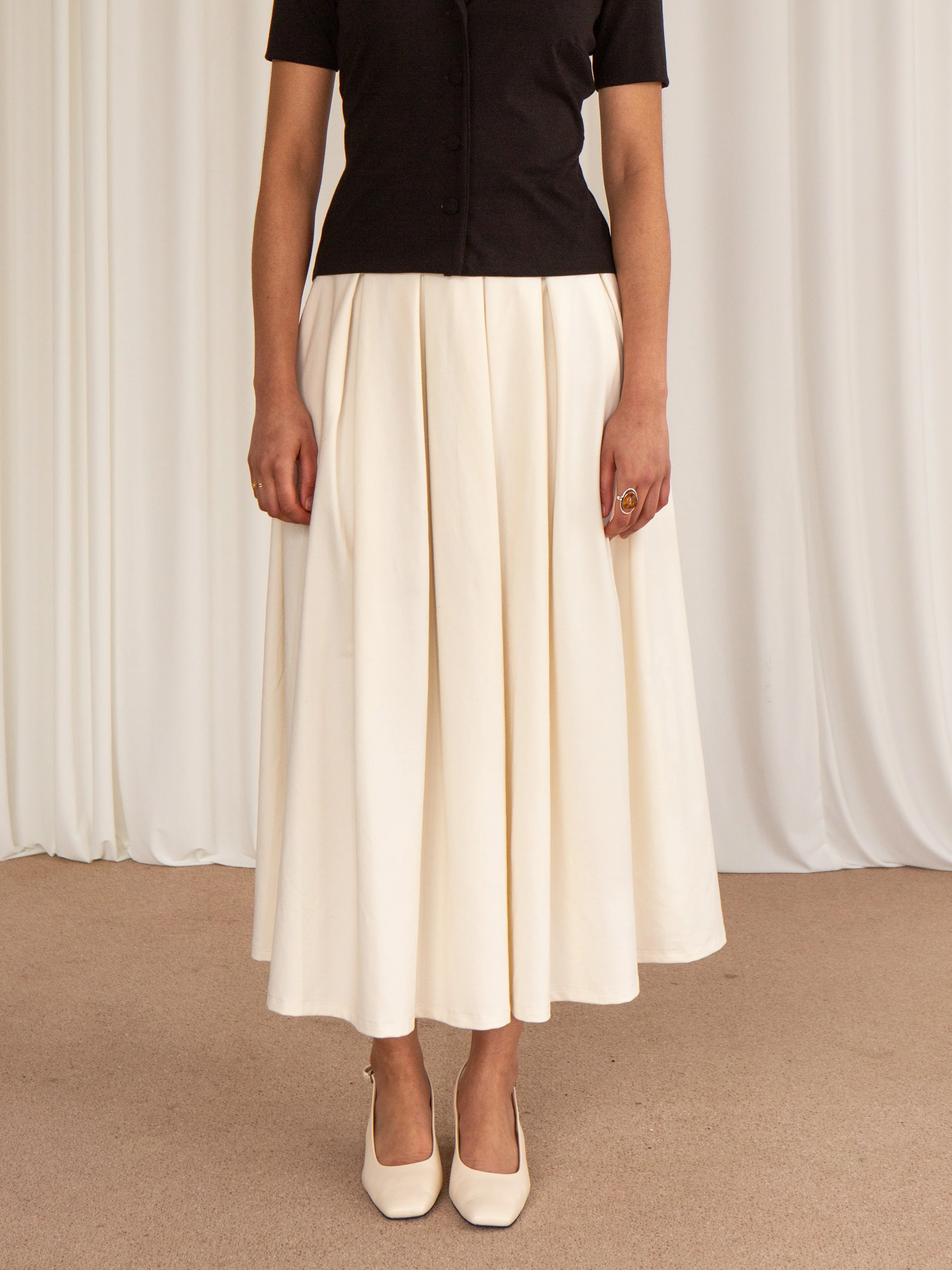 Fletcher Pleated Skirt - Image 3