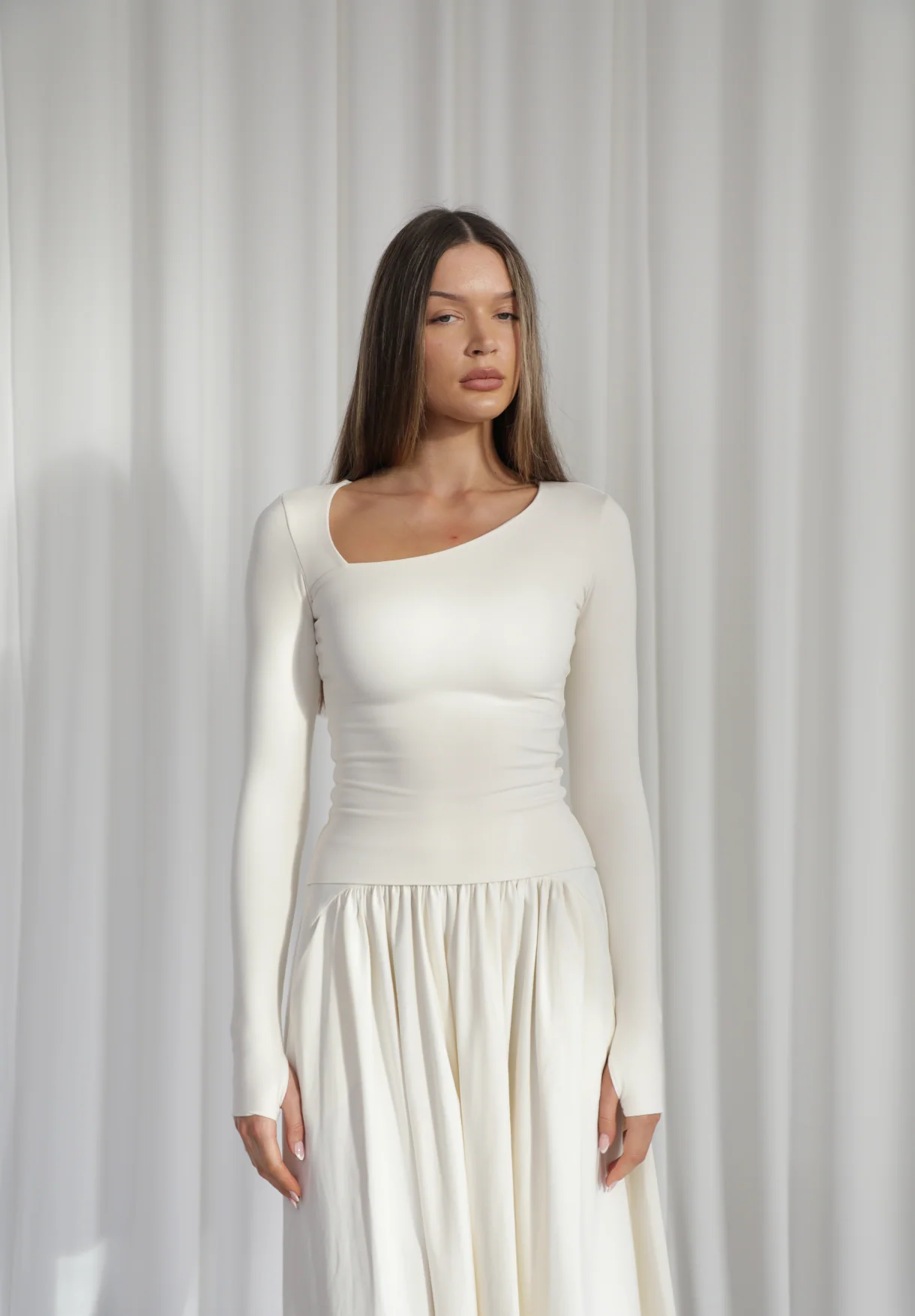 Double Layered Crop Tops