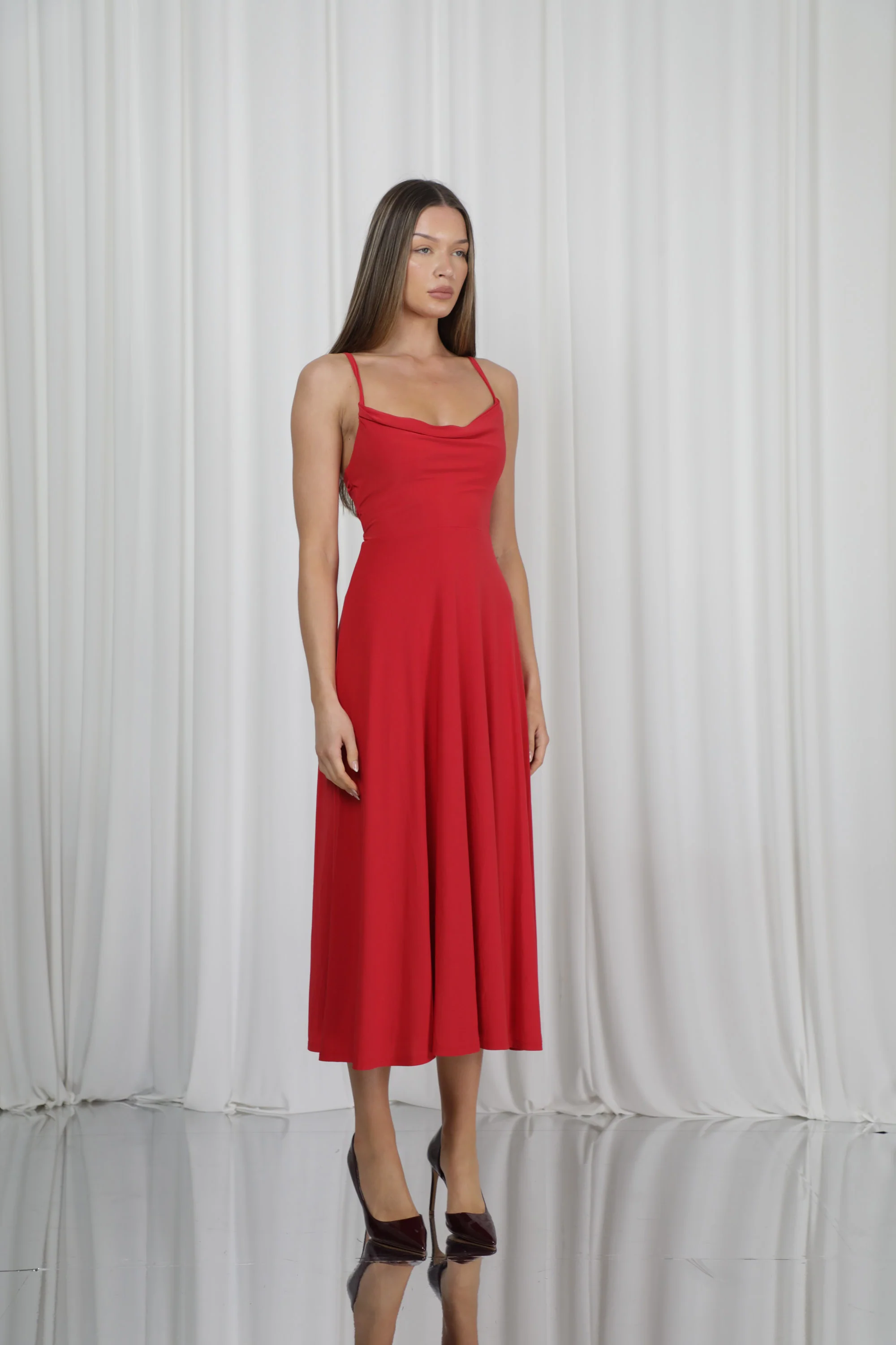 Lulah Drape Maxi Dress - Image 12