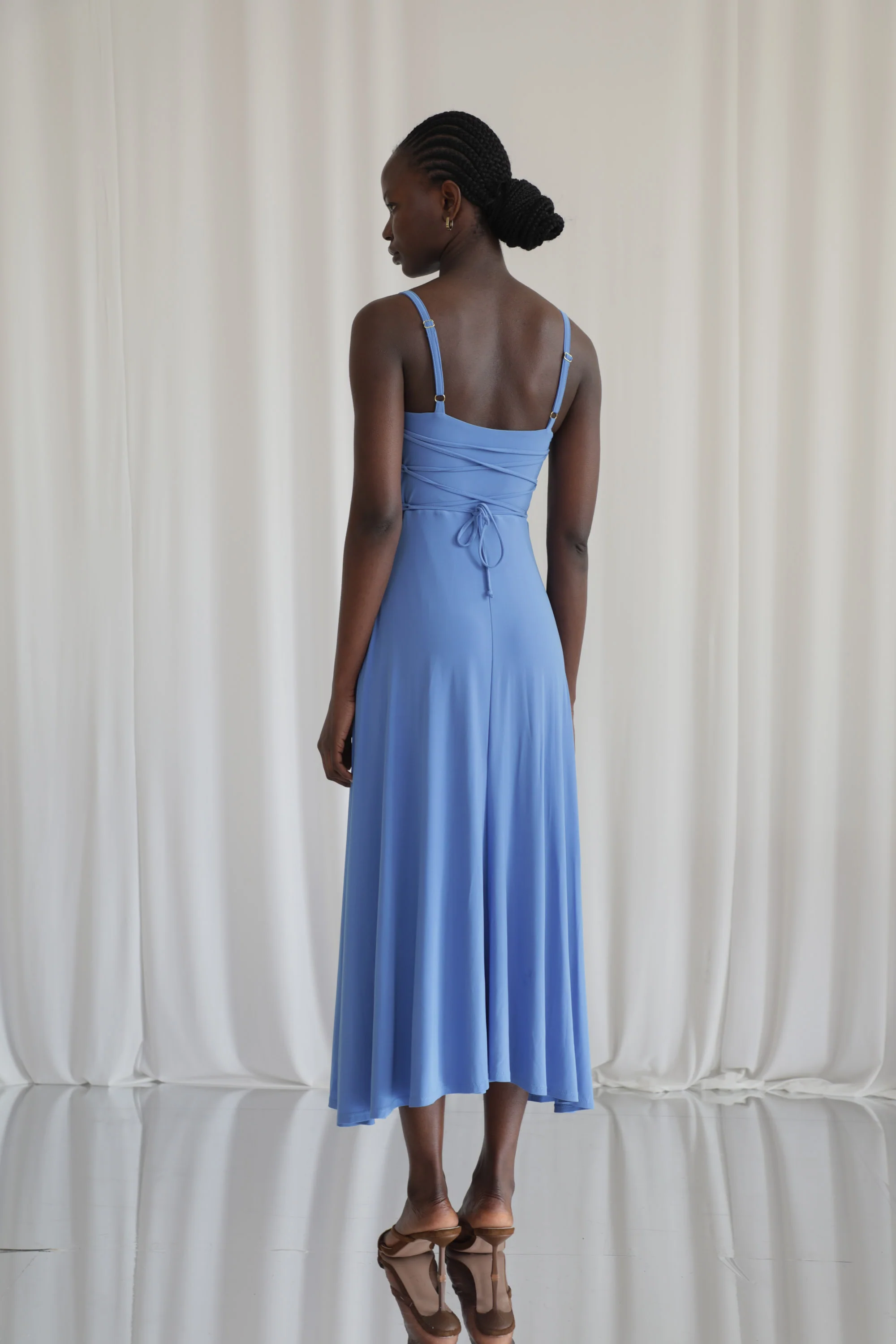 Lulah Drape Maxi Dress - Image 3